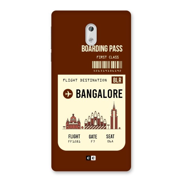 Bangalore Boarding Pass Back Case for Nokia 3