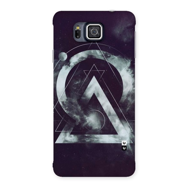 Basic Galaxy Shape Back Case for Galaxy Alpha