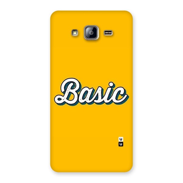 Basic Yellow Back Case for Galaxy On5