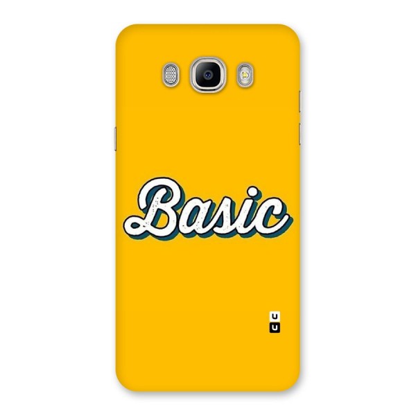 Basic Yellow Back Case for Galaxy On8