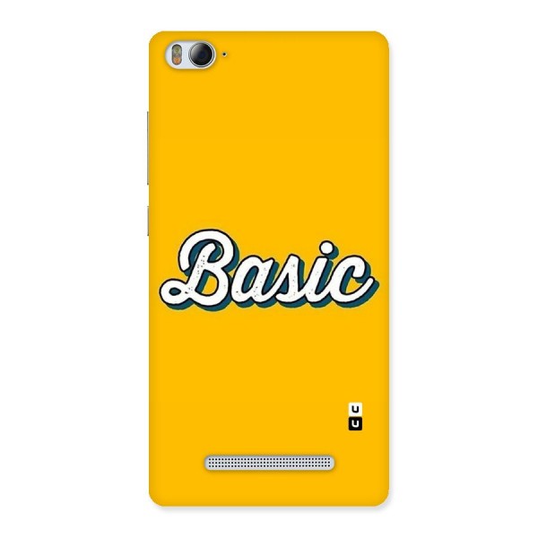 Basic Yellow Back Case for Xiaomi Mi4i