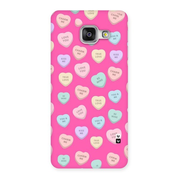 Be Mine Hearts Pattern Back Case for Galaxy A3 2016