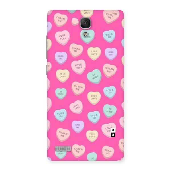 Be Mine Hearts Pattern Back Case for Redmi Note