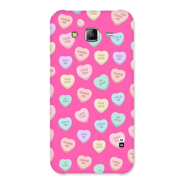 Be Mine Hearts Pattern Back Case for Samsung Galaxy J5