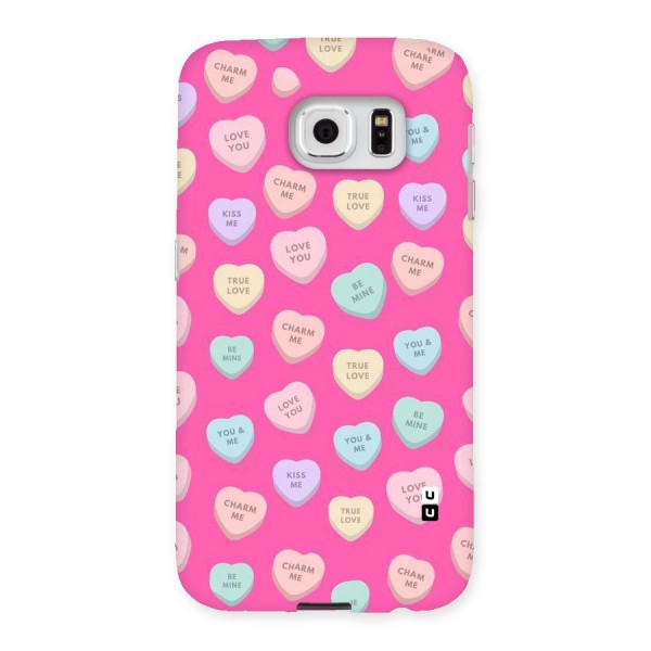 Be Mine Hearts Pattern Back Case for Samsung Galaxy S6