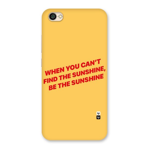 Be The Sunshine Back Case for Redmi Y1 Lite