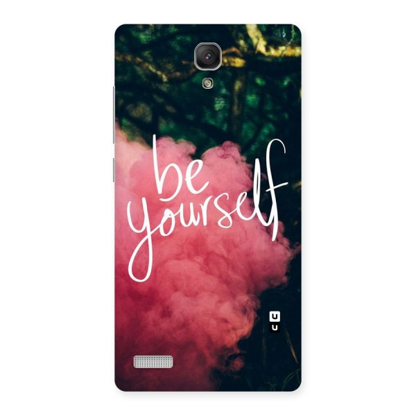 Be Yourself Greens Back Case for Redmi Note