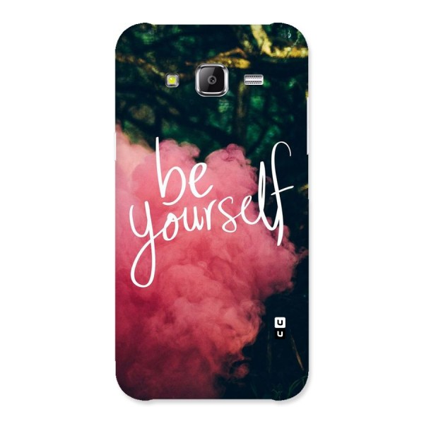 Be Yourself Greens Back Case for Samsung Galaxy J5