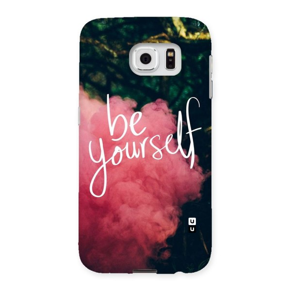 Be Yourself Greens Back Case for Samsung Galaxy S6