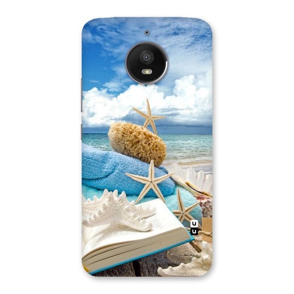 Beach Sky Back Case for Moto E4 Plus