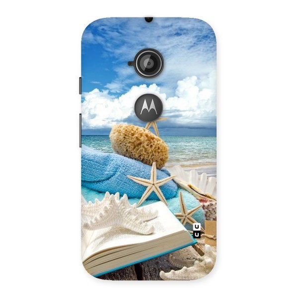 Beach Sky Back Case for Moto E 2nd Gen