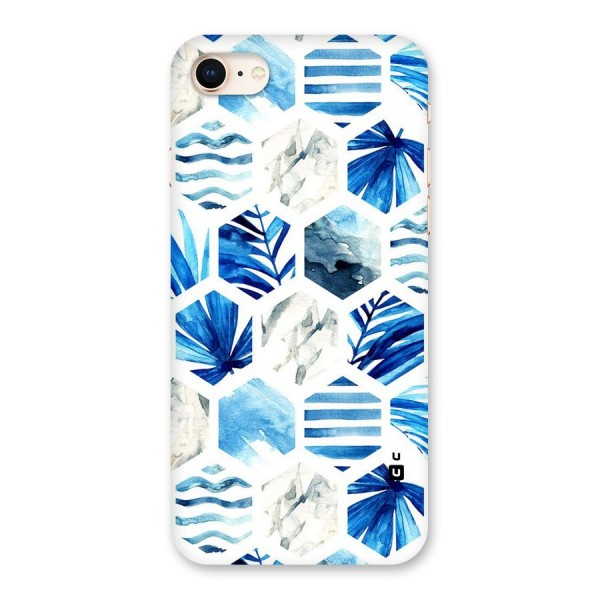 Beach Vibes Pentagon Design Back Case for iPhone 8