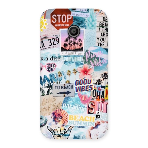 Beaching Life Back Case for Moto E