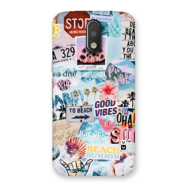 Beaching Life Back Case for Motorola Moto G4