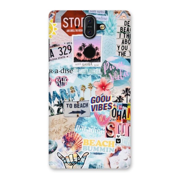 Beaching Life Back Case for Nokia 8 Sirocco