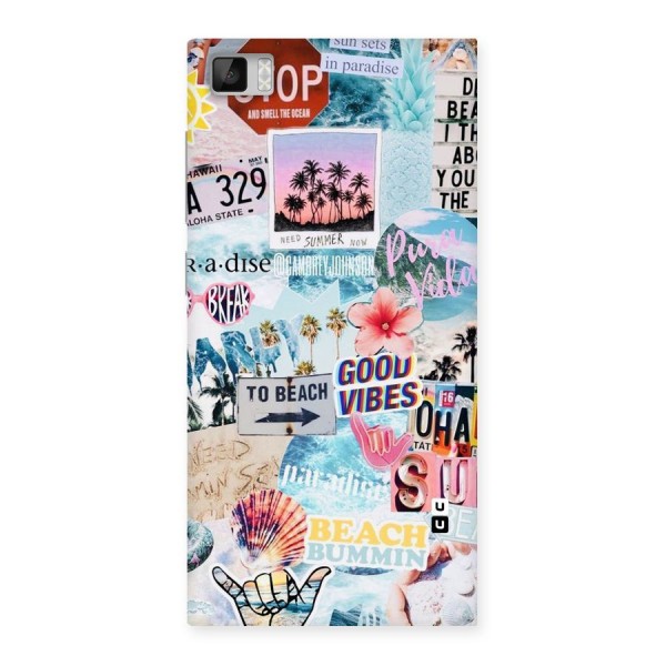 Beaching Life Back Case for Xiaomi Mi3