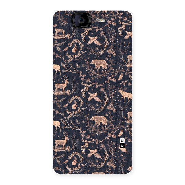 Beautiful Animal Design Back Case for Canvas Knight A350