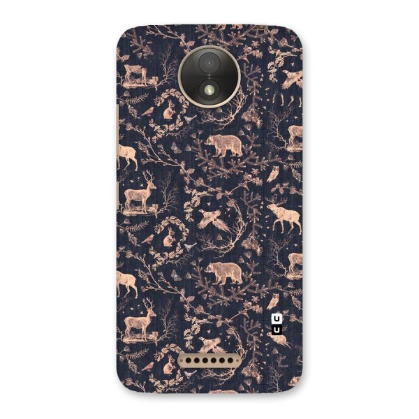 Beautiful Animal Design Back Case for Moto C Plus