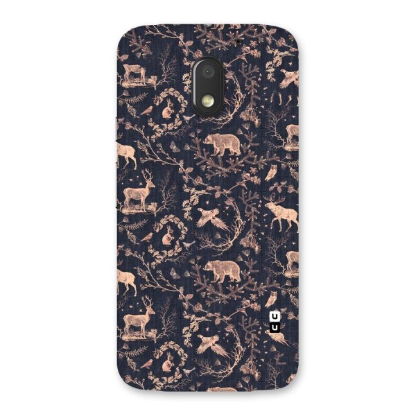 Beautiful Animal Design Back Case for Moto E3 Power