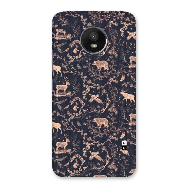 Beautiful Animal Design Back Case for Moto E4 Plus