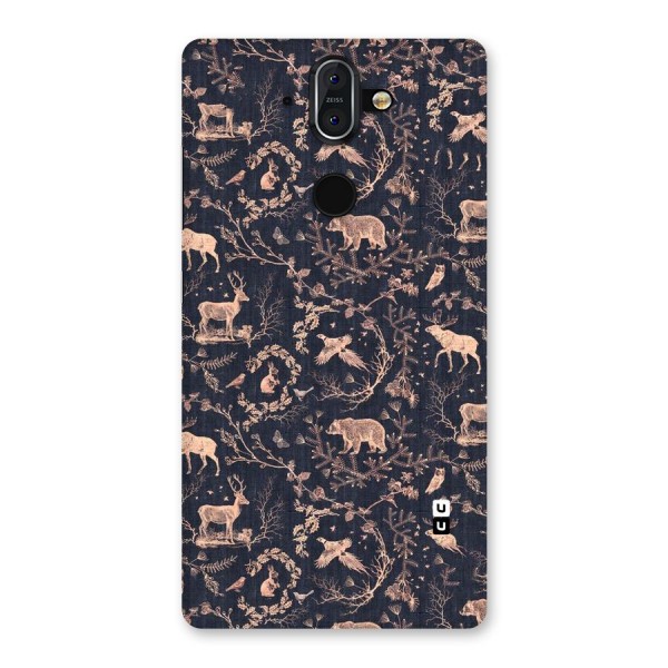 Beautiful Animal Design Back Case for Nokia 8 Sirocco