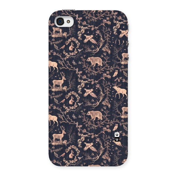 Beautiful Animal Design Back Case for iPhone 4 4s