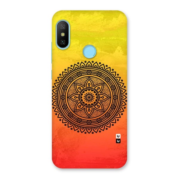 Beautiful Circle Art Back Case for Redmi 6 Pro