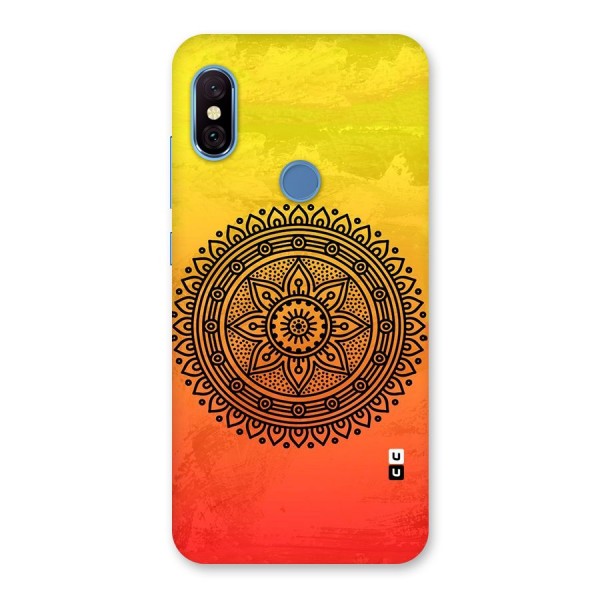 Beautiful Circle Art Back Case for Redmi Note 6 Pro