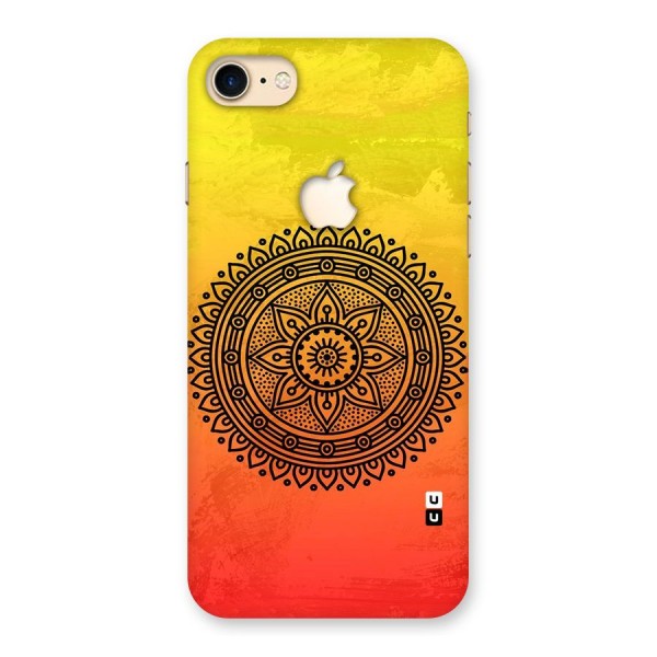 Beautiful Circle Art Back Case for iPhone 7 Apple Cut