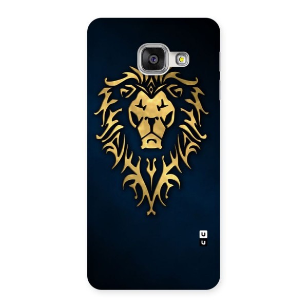 Beautiful Golden Lion Design Back Case for Galaxy A3 2016