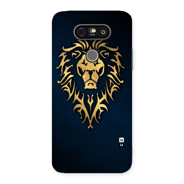 Beautiful Golden Lion Design Back Case for LG G5