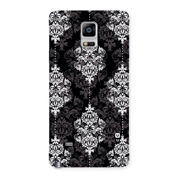 Beautiful Grey Pattern Back Case for Galaxy Note 4