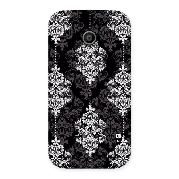 Beautiful Grey Pattern Back Case for Moto E