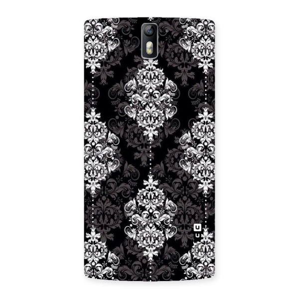 Beautiful Grey Pattern Back Case for One Plus One