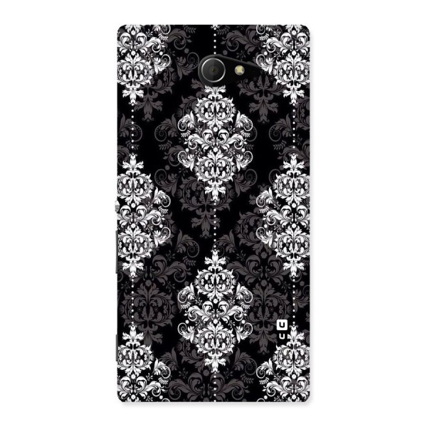 Beautiful Grey Pattern Back Case for Sony Xperia M2