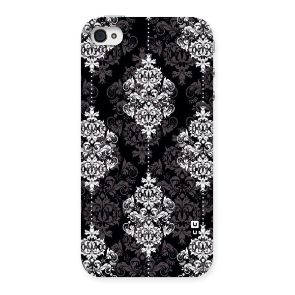 Beautiful Grey Pattern Back Case for iPhone 4 4s