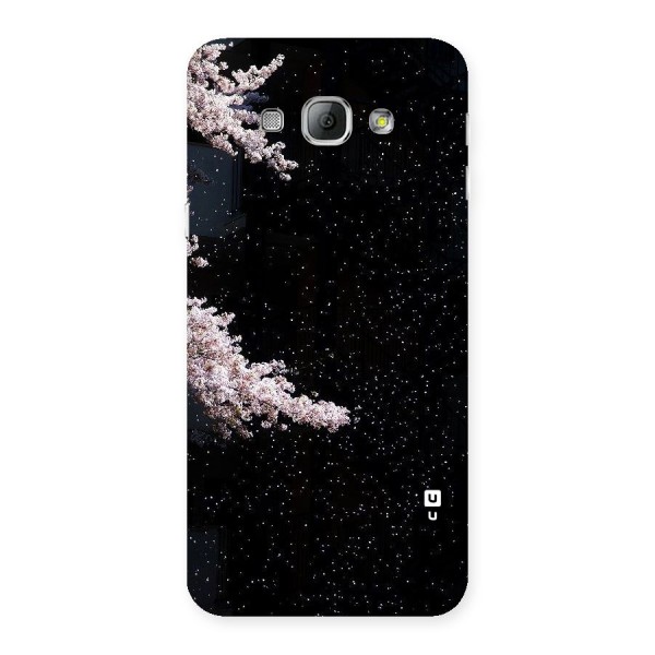 Beautiful Night Sky Flowers Back Case for Galaxy A8