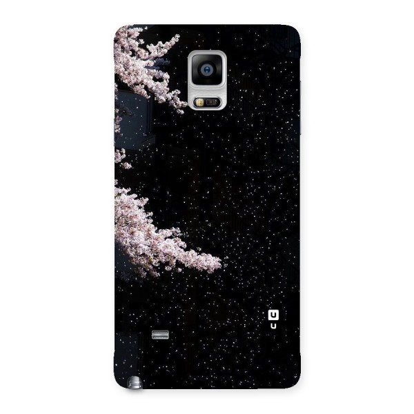 Beautiful Night Sky Flowers Back Case for Galaxy Note 4