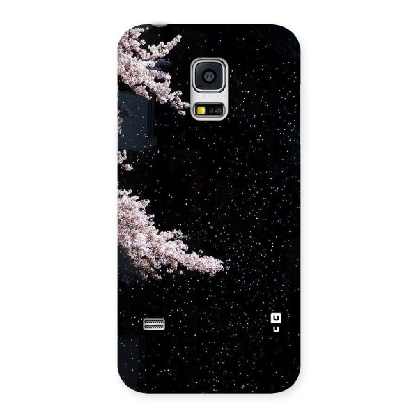 Beautiful Night Sky Flowers Back Case for Galaxy S5 Mini