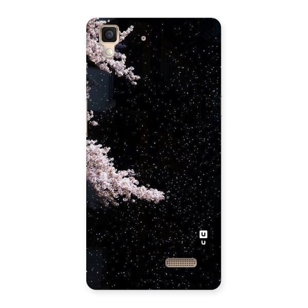 Beautiful Night Sky Flowers Back Case for Oppo R7