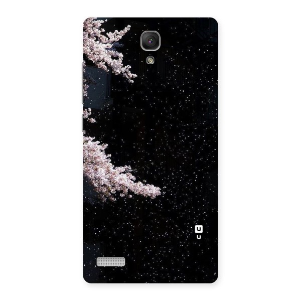 Beautiful Night Sky Flowers Back Case for Redmi Note