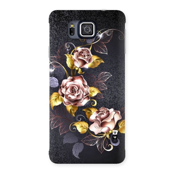 Beautiful Old Floral Design Back Case for Galaxy Alpha