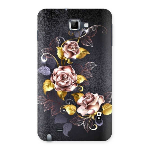 Beautiful Old Floral Design Back Case for Galaxy Note