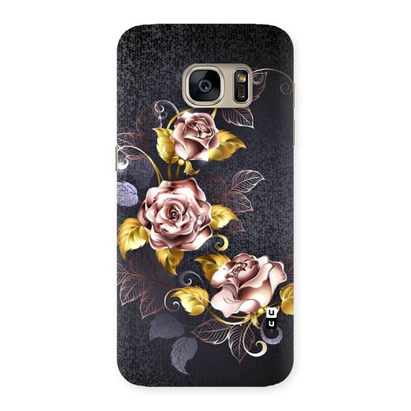 Beautiful Old Floral Design Back Case for Galaxy S7