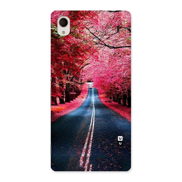 Beautiful Red Trees Back Case for Xperia M4 Aqua