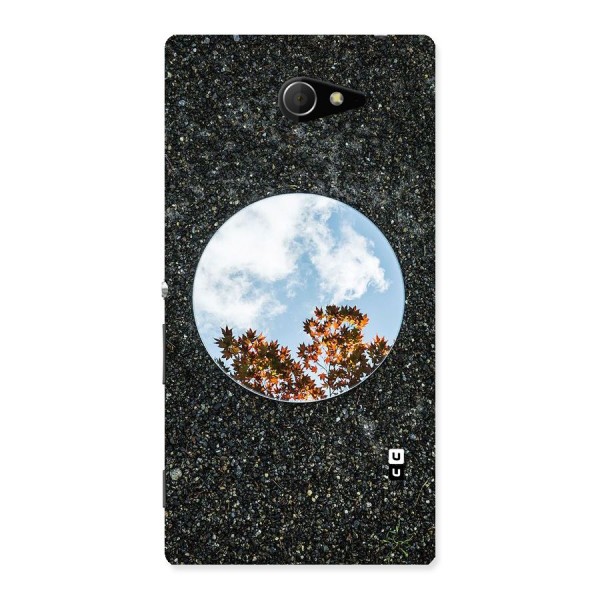 Beautiful Sky Leaves Back Case for Sony Xperia M2