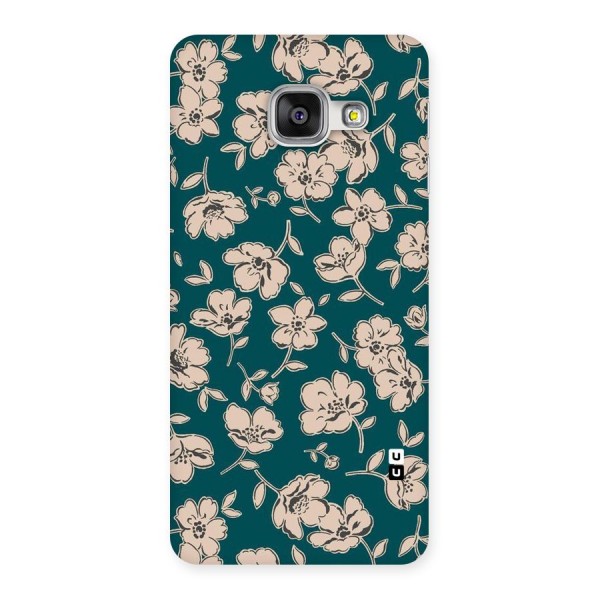 Beauty Green Bloom Back Case for Galaxy A3 2016