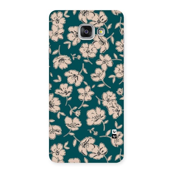 Beauty Green Bloom Back Case for Galaxy A7 2016