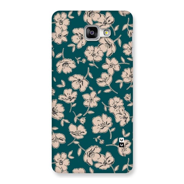 Beauty Green Bloom Back Case for Galaxy A9