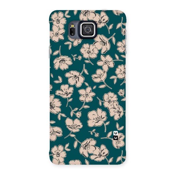 Beauty Green Bloom Back Case for Galaxy Alpha